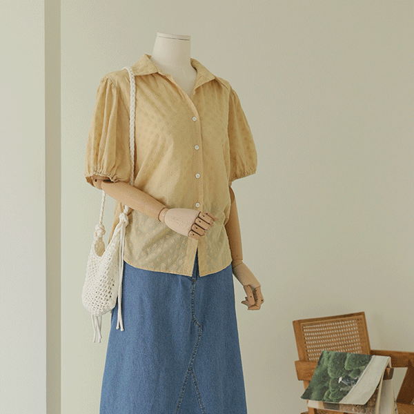 ハアザ刺繍ブラウスT10446