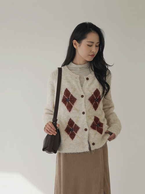 コスモアーガイルカーディガン Z345