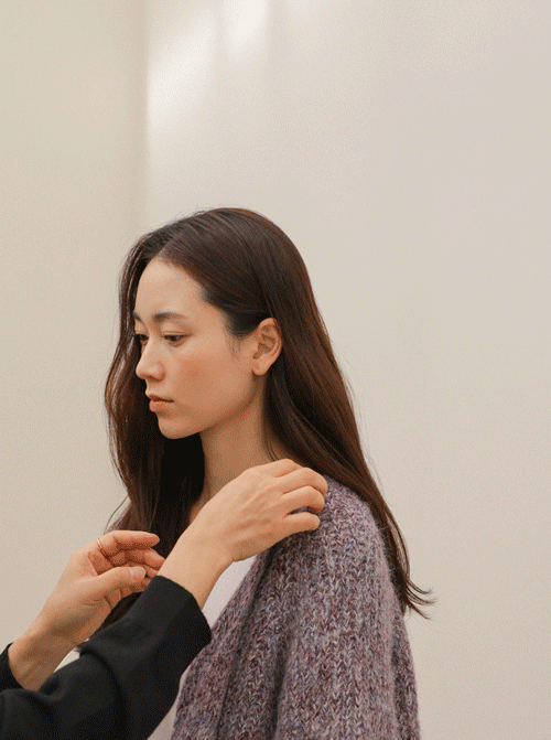 ゼボラニットカーディガンZ372