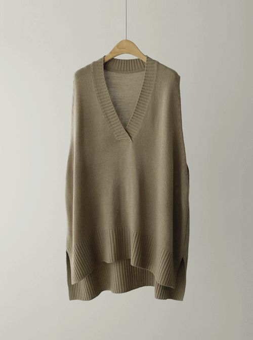 レッチチャブイネックベストK4080