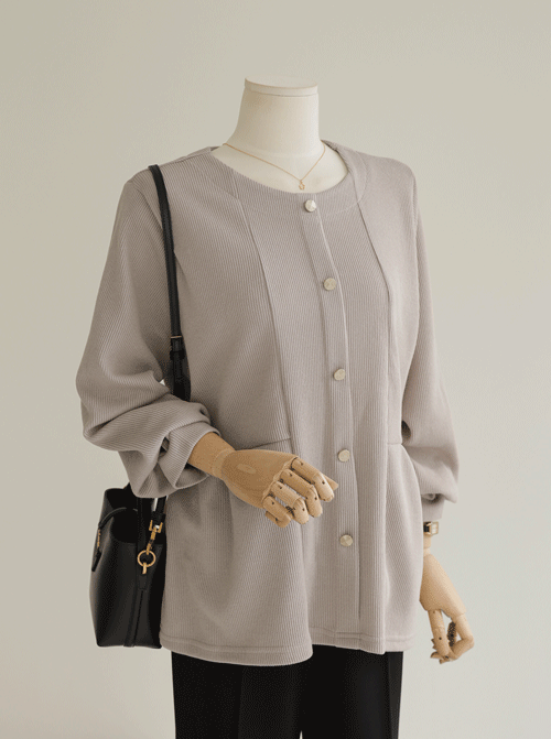 ピロナボタンブラウスT10987