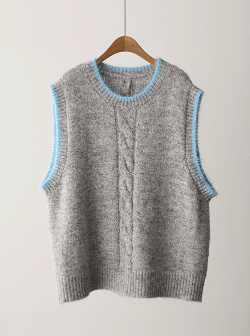 マリエンバックスリットニットベストK4125