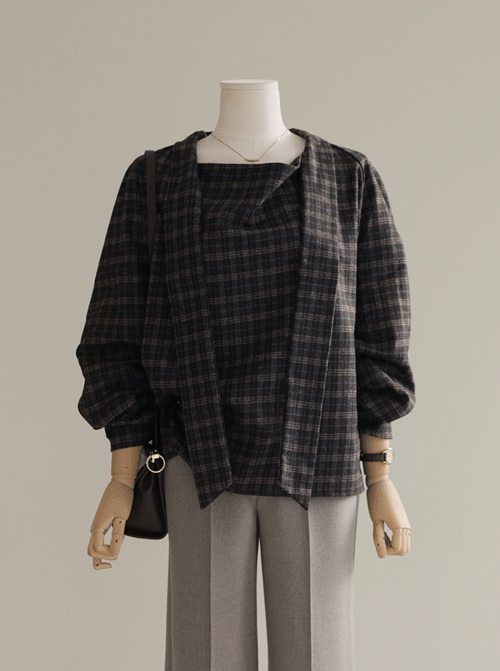 ベリオンウールブラウスT11009