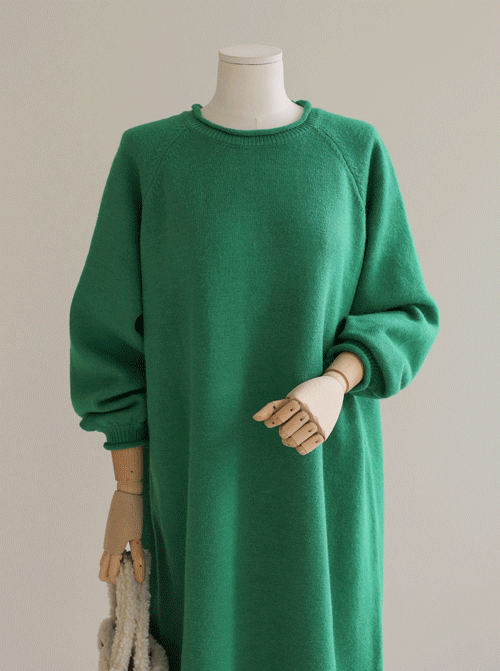 テロードニットワンピース D7786