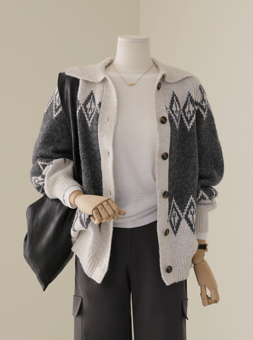 ディアベルカラーカーディガンC2570