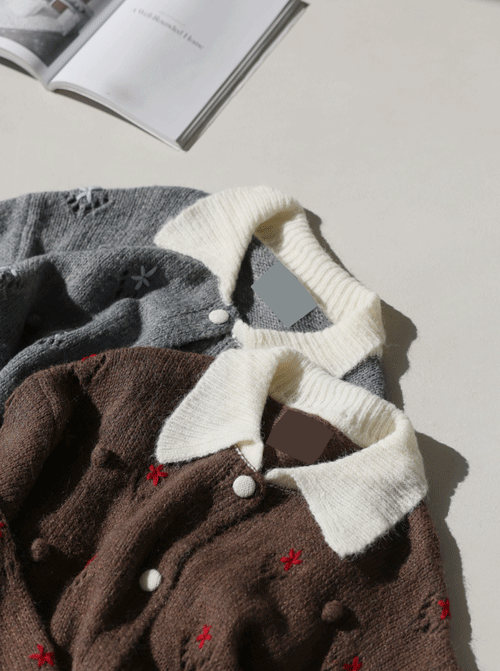 ボラールカラーカーディガンC2576