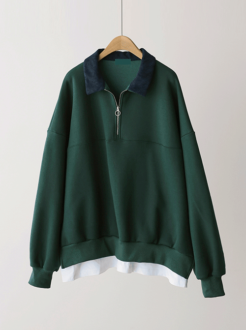 カルベル レイヤード マンツーマンTシャツ T11030