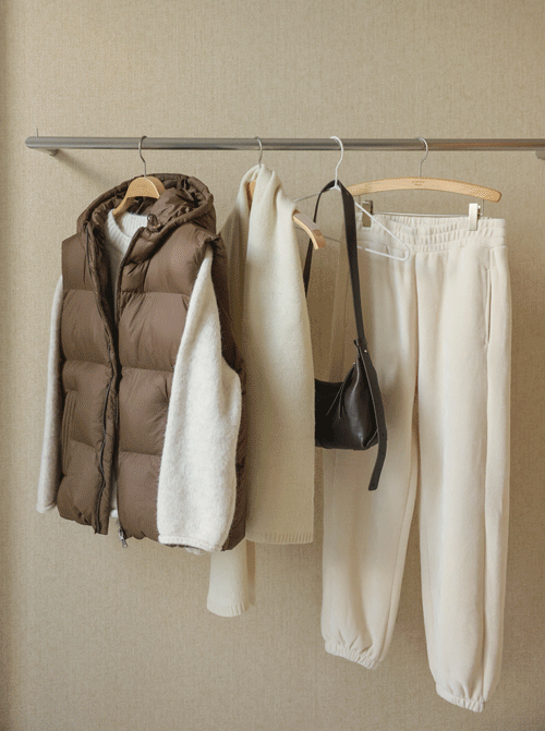 デーモンズフードパディングベスト U6010