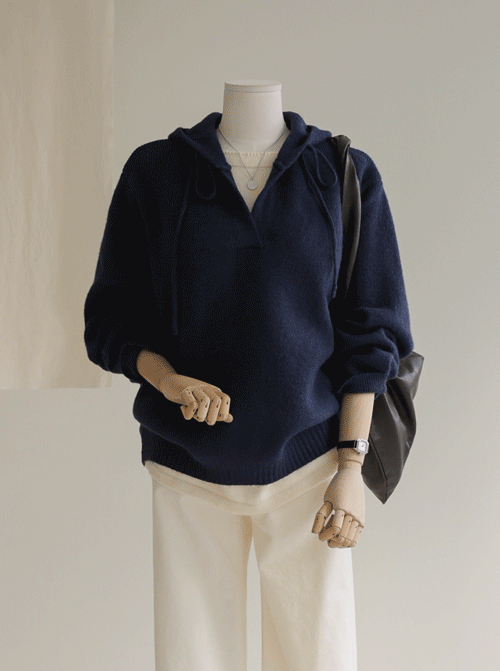 ビエラ レイヤード フードニット K4147