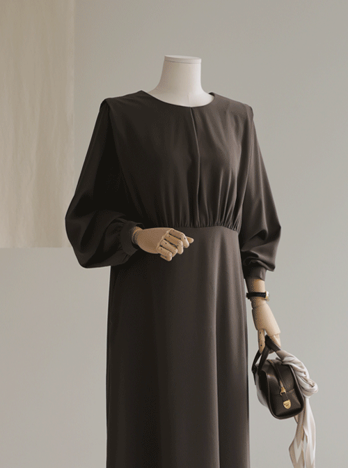 クエルテンピンタックワンピースD7790