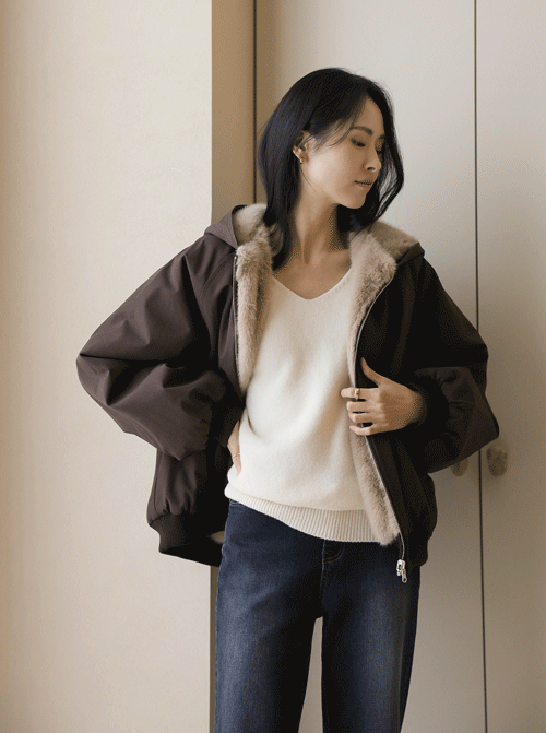 バイトンリバーシブルファージャンパZ375