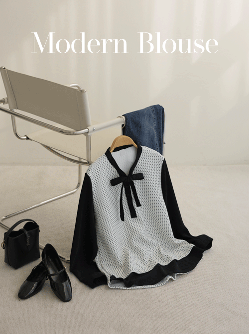 ケリアン配色 ブラウス T11082