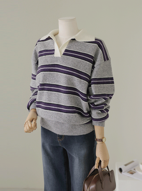 キュラント ダンガラ カラーニット K4157