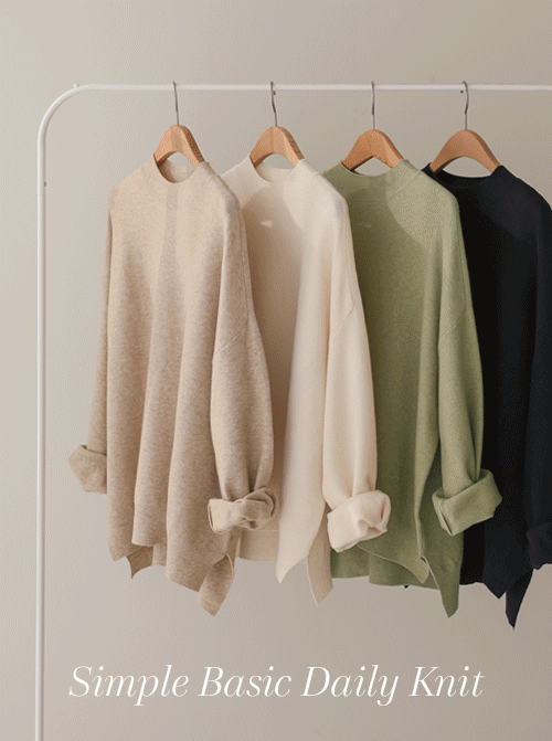 オルビックハーフネックニットZ411