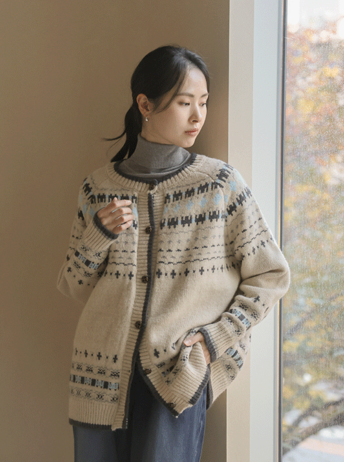 キュリオムウールカーディガンC2595