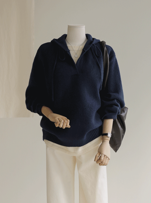 ビエラ レイヤード フードニット K4147