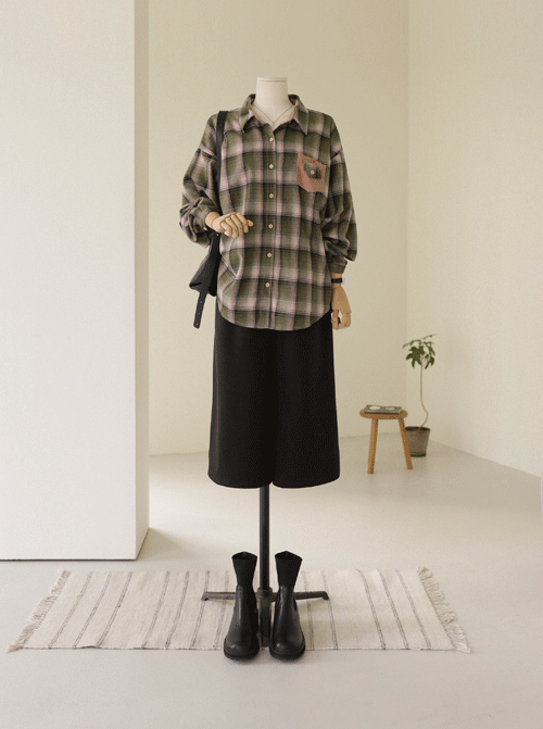 ルイツェ チェックシャツ T11105