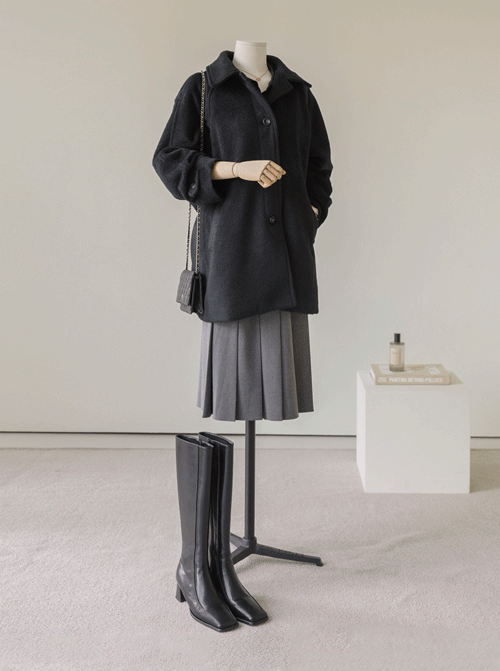 カメロウールハーフコートU6049