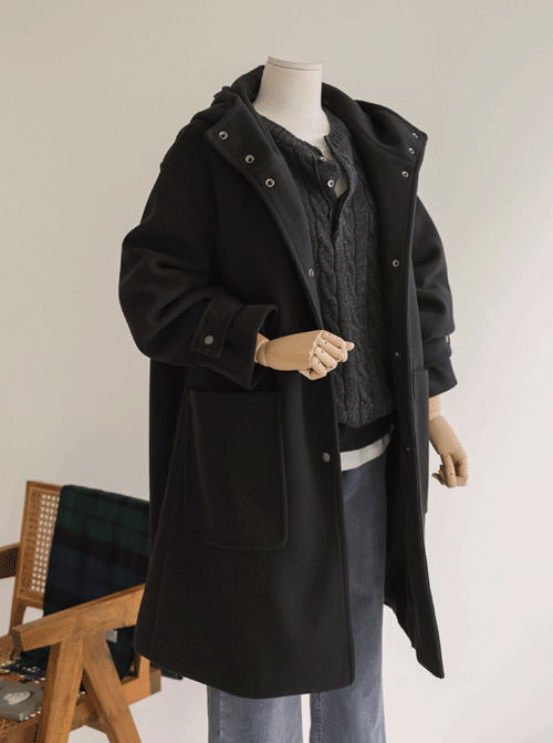 ガイアフードウールコートU6058