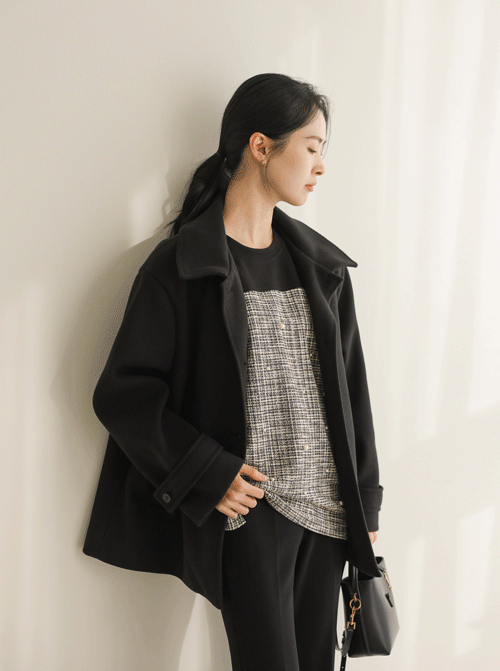 エンブゾンウールコートU6062