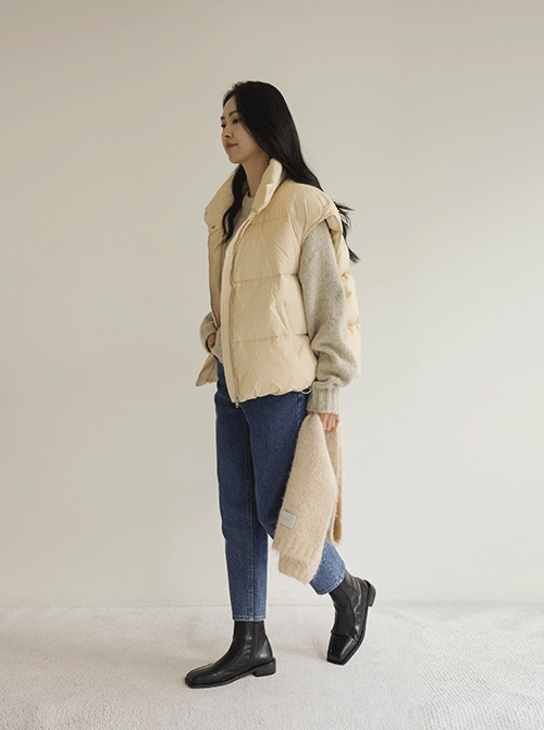 ウィーゼルトダックダウンパディングベストU6067