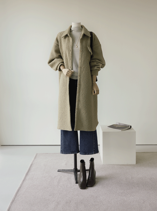 オーランド ブックル ロングシャツ T11143