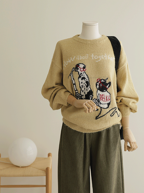 カロピンウールニット K4176