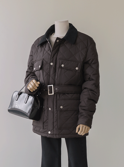 メリアキルティングパディングジャンパU6074