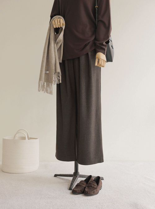 ジェムプルワイドロングスラックスP7216