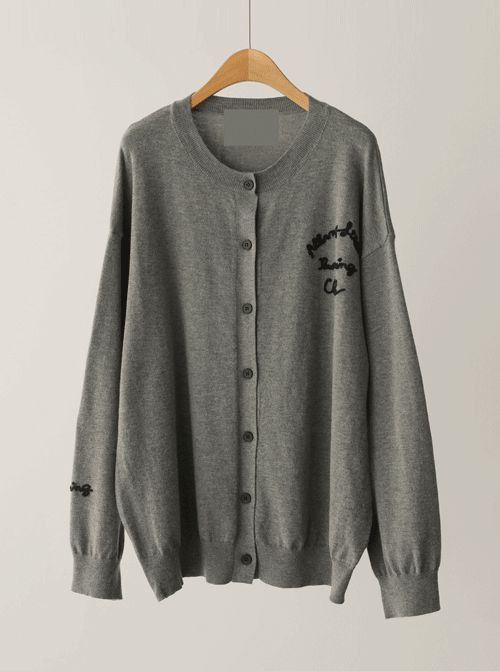 タフィール刺繍カーディガンC2614