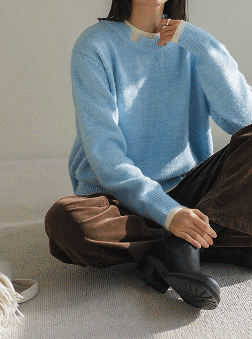 オブロンレイヤードニットK4188