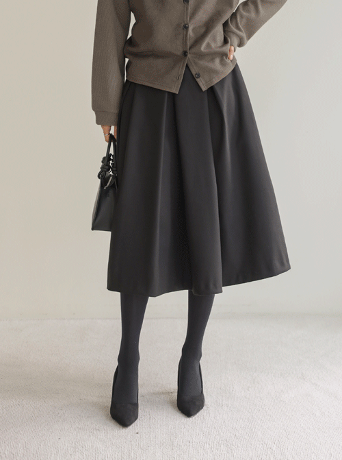 フレールピンタックスカートSK2793