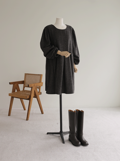 エレオピンタックワンピース D7818