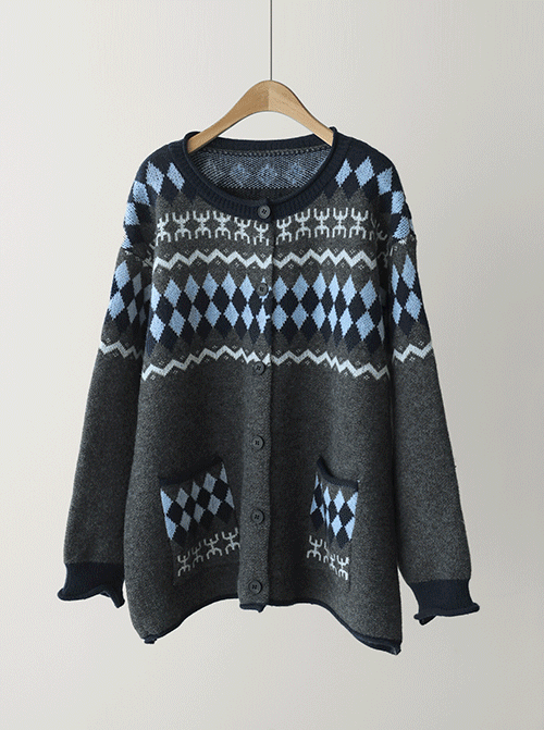 ブリフィル ノルディック カーディガン C2627