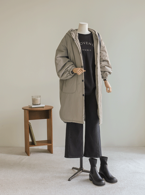 ケンタリーフードロングパディングU6122