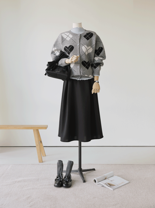 ブリティルアーガイルカーディガンC2633