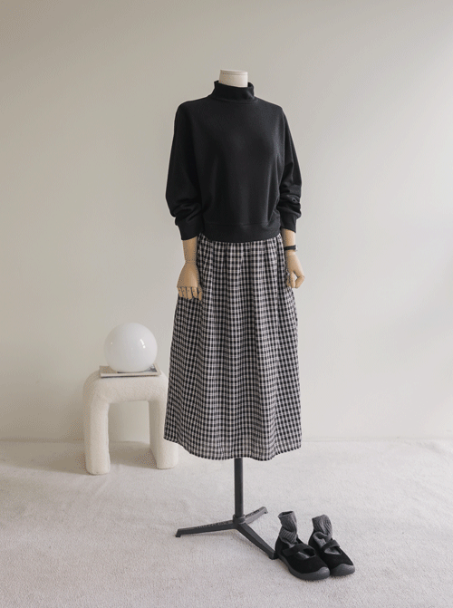 ノアジェン配色ワンピース D7829