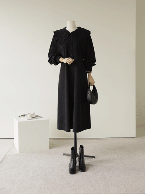 セレブセーラーワンピース D7832