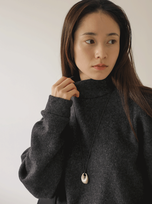 サドオンハーフネックマンツーマンTシャツT11262