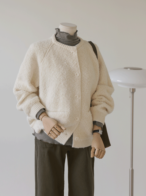 ネルスポケットカーディガンC2643