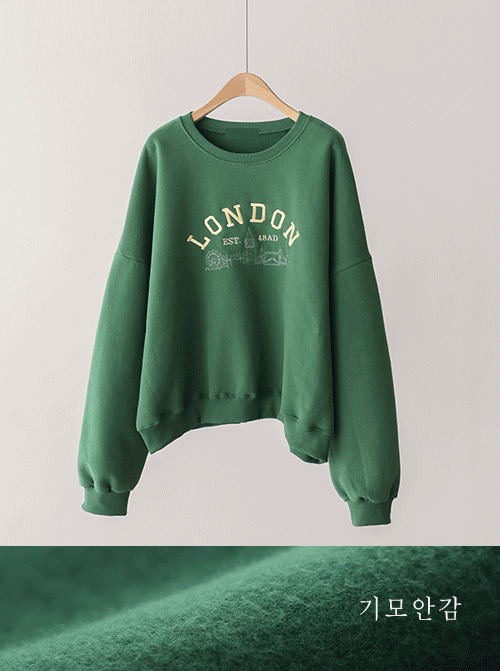 ハビオン刺繍マンツーマンTシャツ T11316