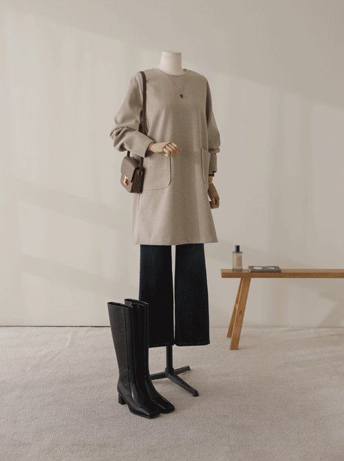 ジェリバーンウールワンピースD7847