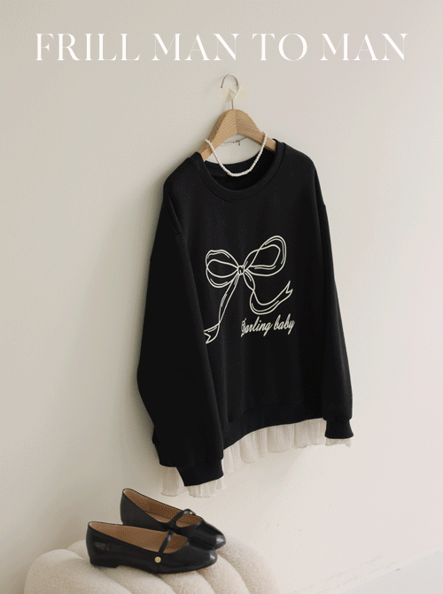 テレサ フリルマンツーマンTシャツ T11502