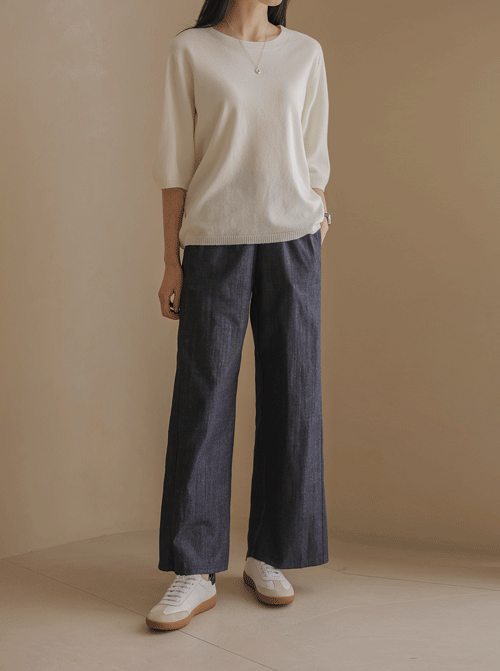 赤根余裕日付ロングパンツP7318