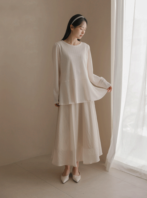 ルミエルフレアブラウスT11630