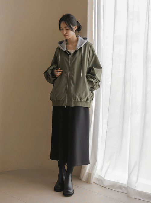 クエンティン フード ジャンパ U6245