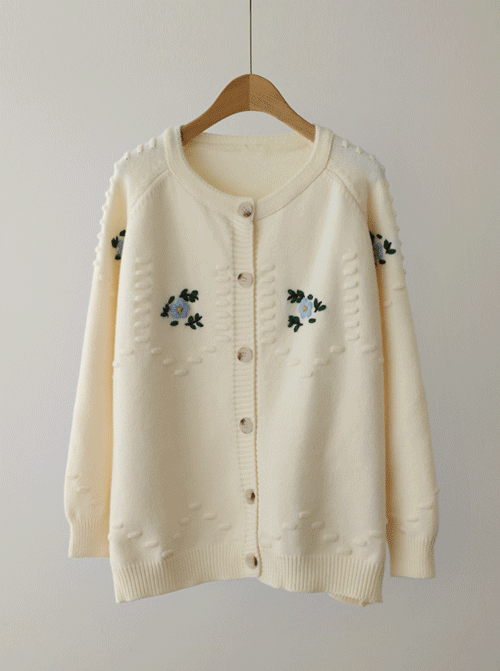 セビアンフラワーカーディガンC2690
