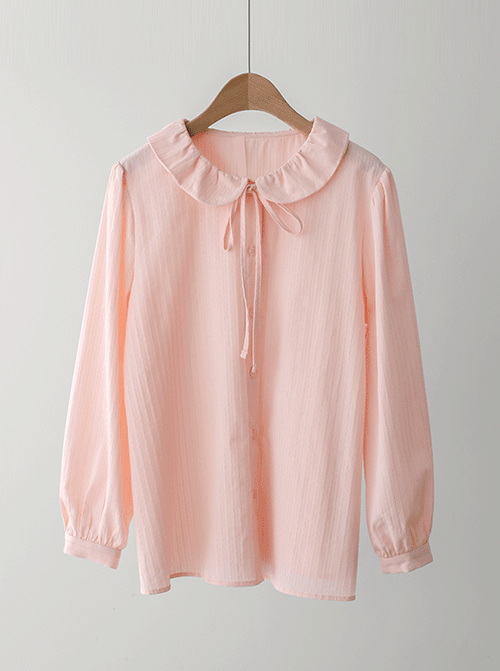 クエーサー リボン ブラウス T11644