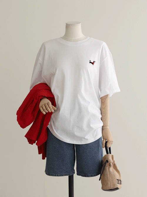 帽子付きフント半そでティーZ461