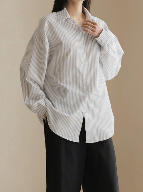 マリセルストライプシャツ T11712